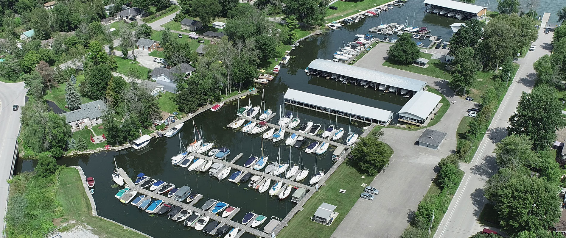 Kontiki Marina, Part of Lefroy Harbour on Lake Simcoe