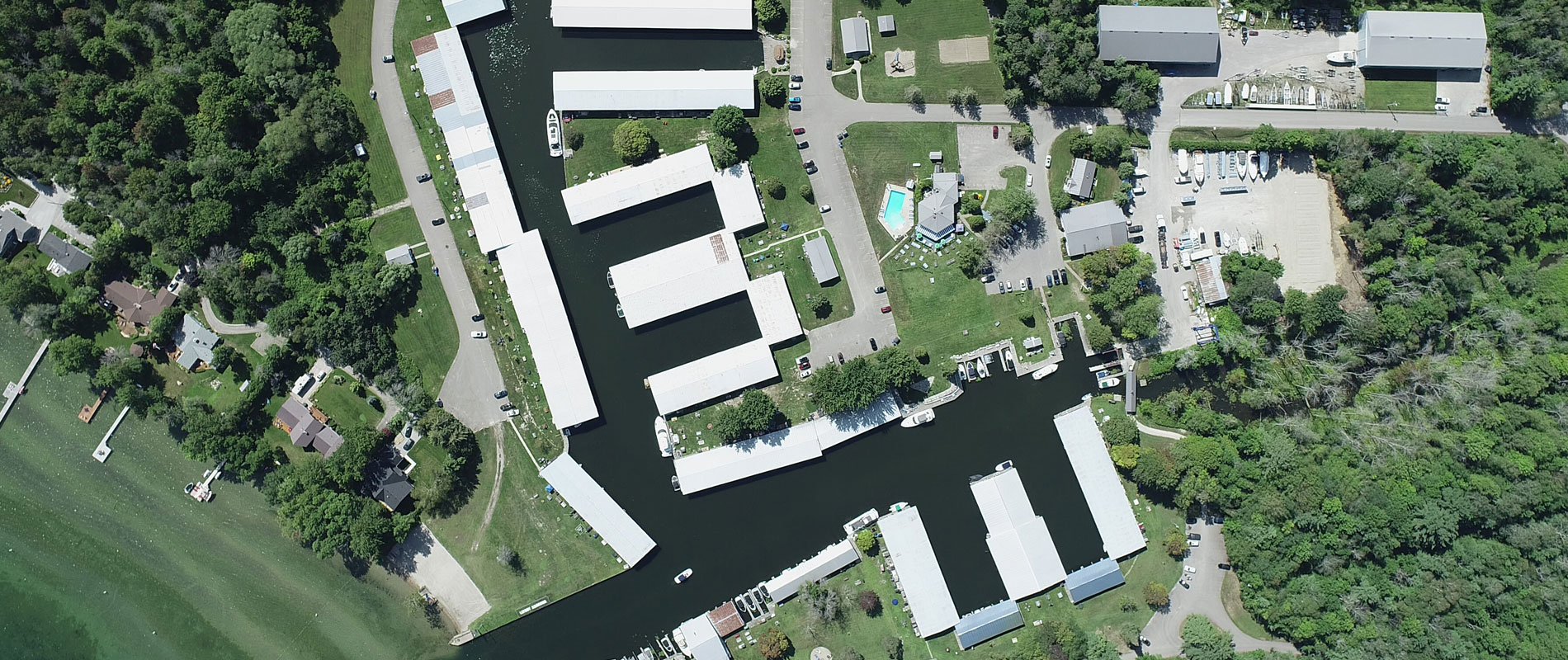 Lefroy Harbour Aerial View