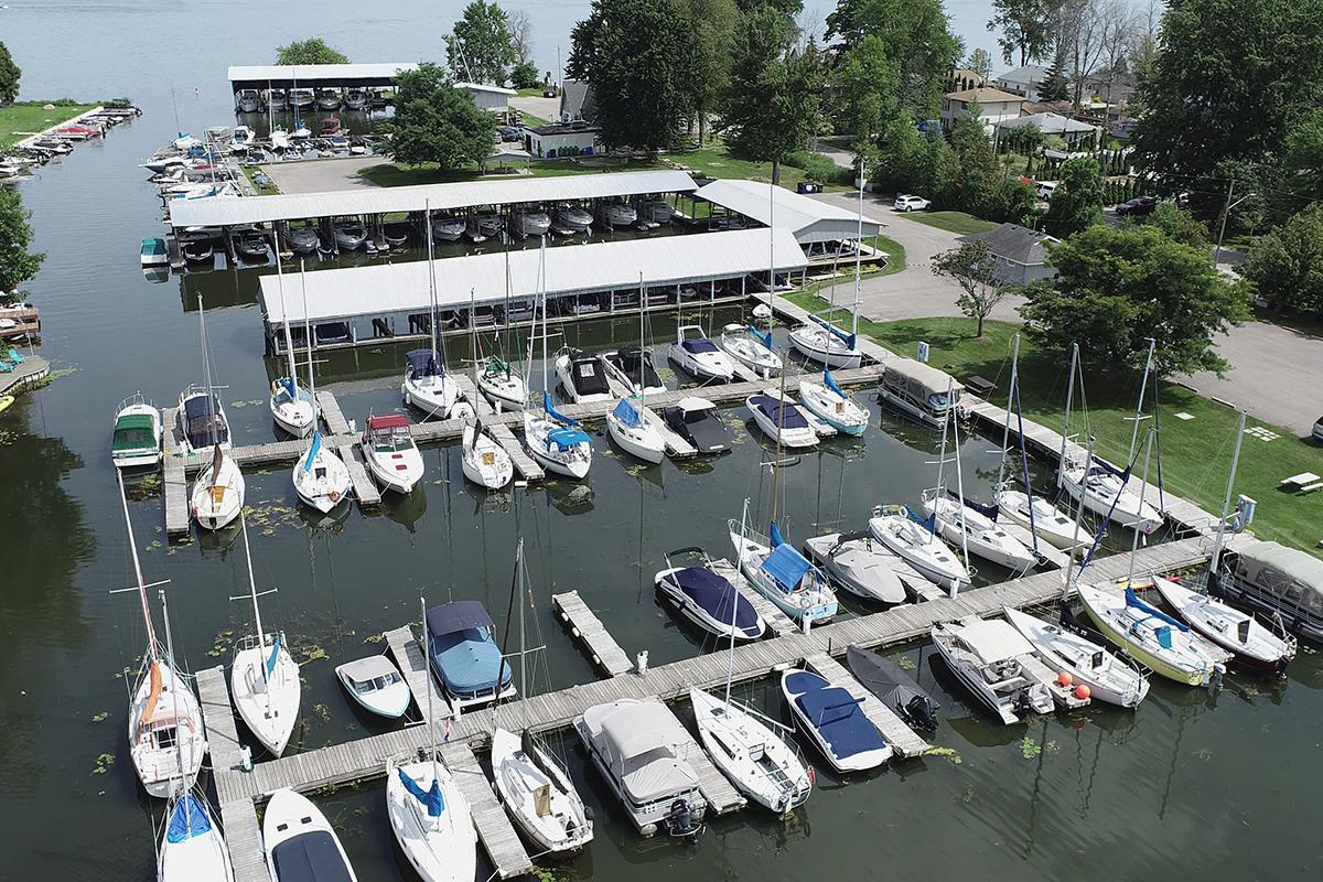 Kontiki Marina, Part of Lefroy Harbour on Lake Simcoe