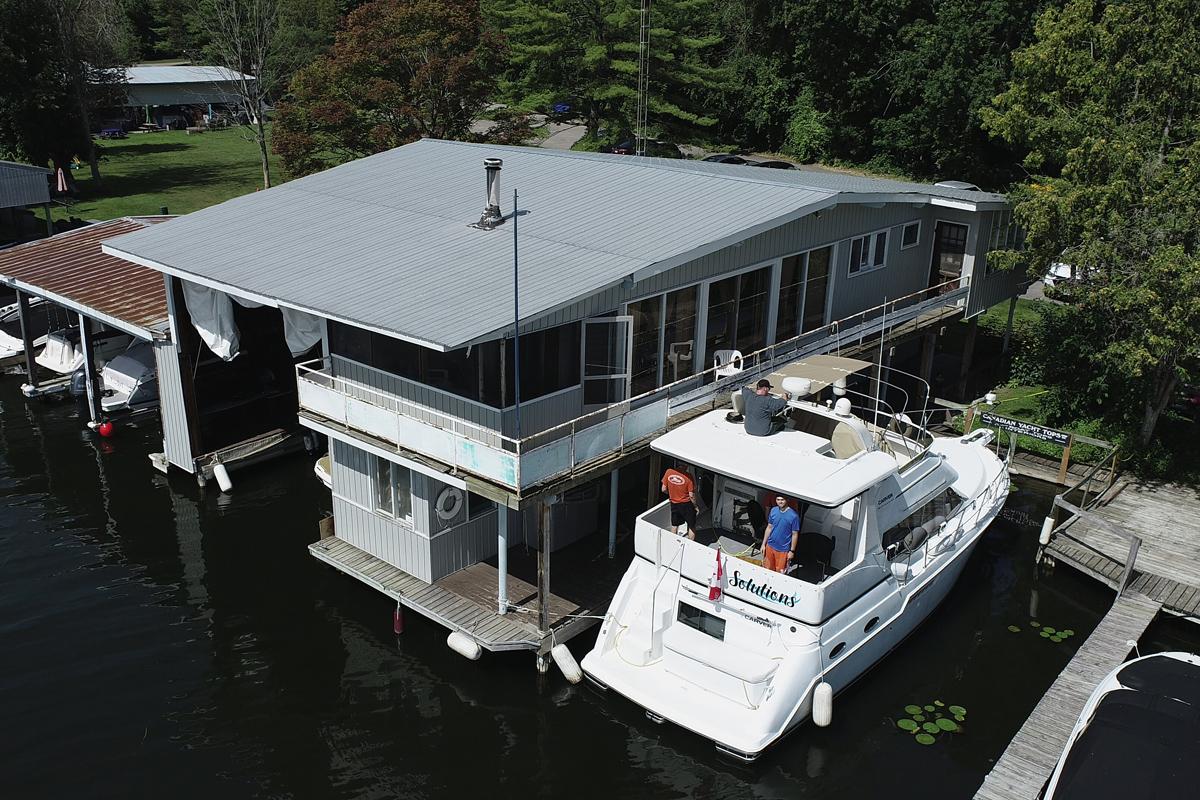 Yacht Docked at Lefroy Harbour