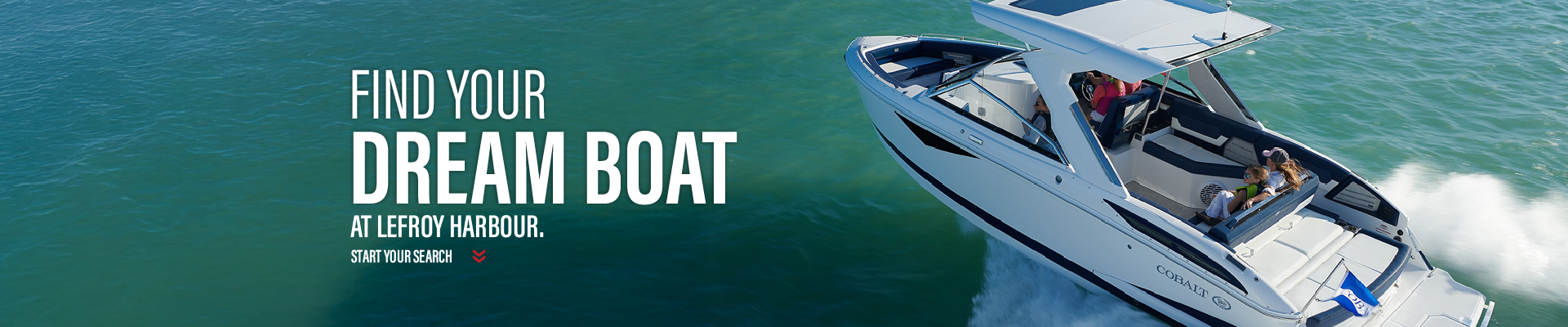 Cobalt boats for sale on Lake Simcoe at Lefroy Harbour
