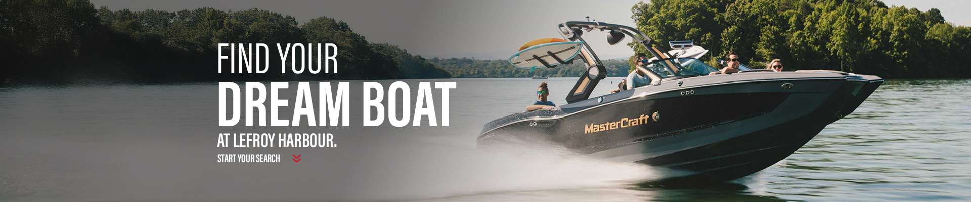 Mastercraft boats for sale on Lake Simcoe at Lefroy Harbour