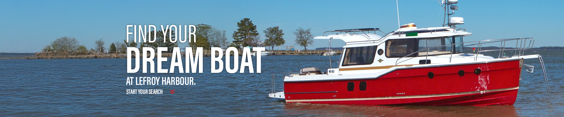 Ranger Tugs boats for sale on Lake Simcoe at Lefroy Harbour