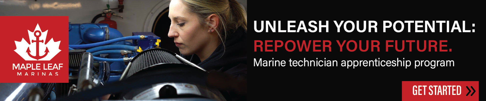 Apprentice Banner Maple Leaf Marinas